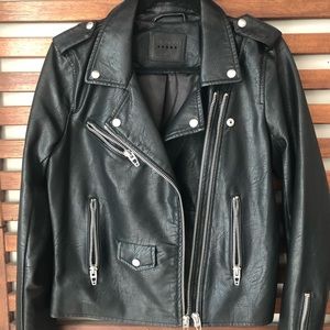 Blank NYC Vegan Leather Moto Jacket